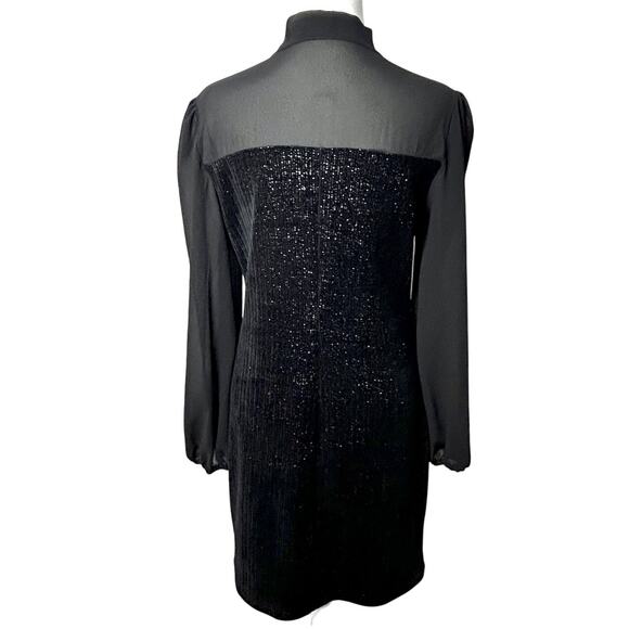 Coquette Y2K Inspired Small Sequin Preppy Dark Academia Quiet Luxury Lady Dress - Picture 5 of 8